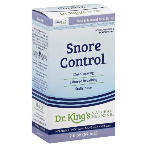 Dr. King's Natural Medicine Snore Control Oral Spray Perspective: front