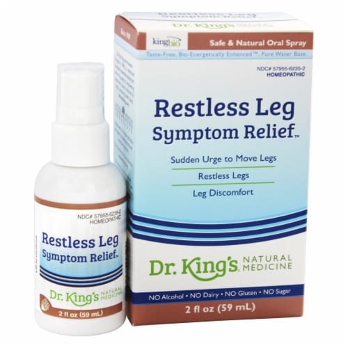 Dr. King's Restless Leg Syndrome Natural Medicine Spray Perspective: front