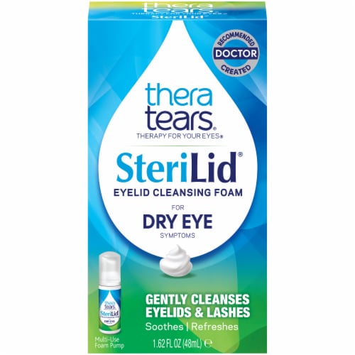 SteriLid Thera Tears Therapy for Your Eyes Eyelid Cleanser Perspective: front