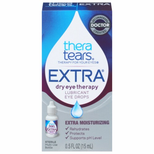 Thera Tears® Extra® Dry Eye Therapy Lubricant Eye Drops Perspective: front
