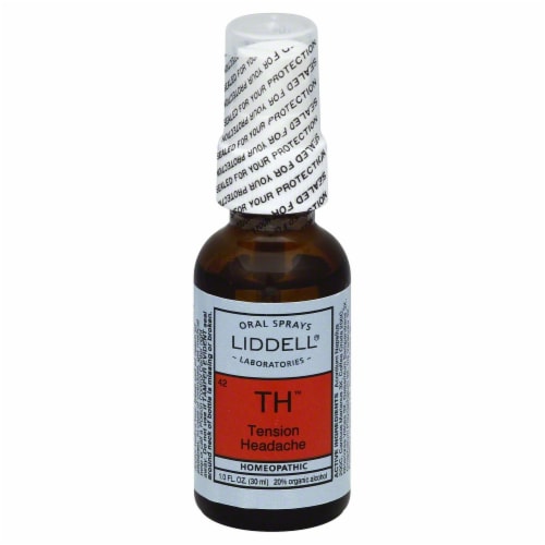 Liddell Laboratories Tension Headache Homeopathic Spray Perspective: front