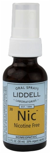 Liddell Homeopathic Nicotine Free Spray Perspective: front