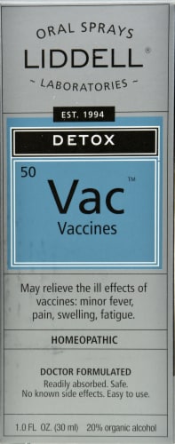 Liddell Laboratories Detox Vac Vaccines Oral Spray Perspective: front