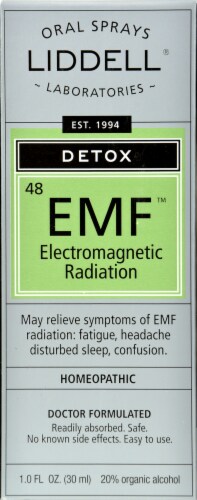 Liddell Laboratories Electromagnetic Radiation Detox Oral Spray Perspective: front