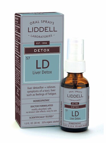 Liddell  Homeopathic Liver Detox Spray Perspective: front