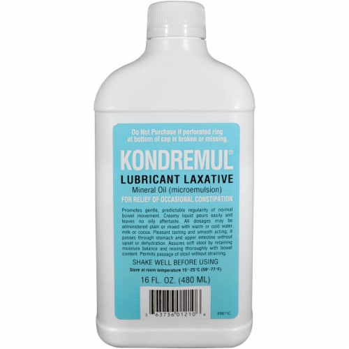 Kondremul Lubricant Laxative Mineral Oil Perspective: front