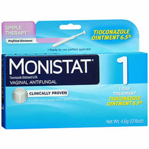 Monistat One Day Maximum Strength Yeast Infection Treatment Pre Filled Cream Applicator 1 Ct