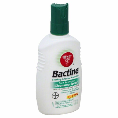 Bactine Pain Relieving Cleansing Spray Perspective: front
