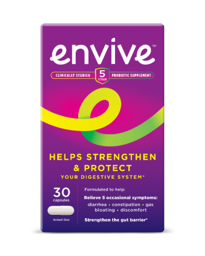 Envive Probiotic Supplement Capsules 115mg Perspective: front