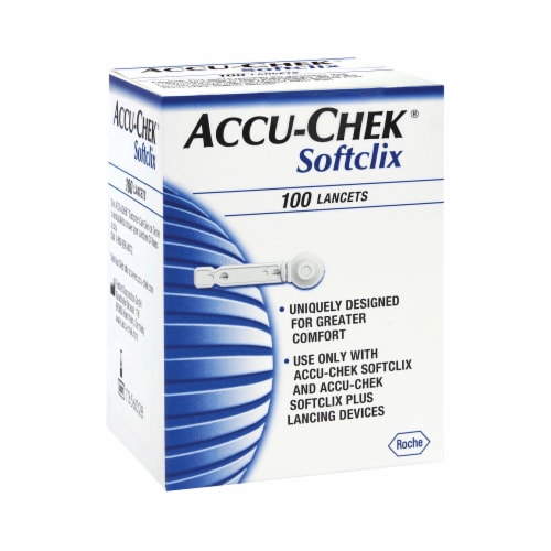 Accu-Chek Lancet for Lancing Device 28 Gauge Multiple Depth Settings 1  Box(s), 100 /Box, 100 ct - Fry's Food Stores