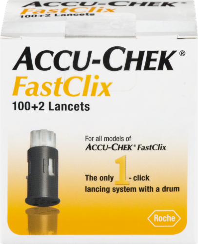 Accu-Chek FastClix Lancets Perspective: front