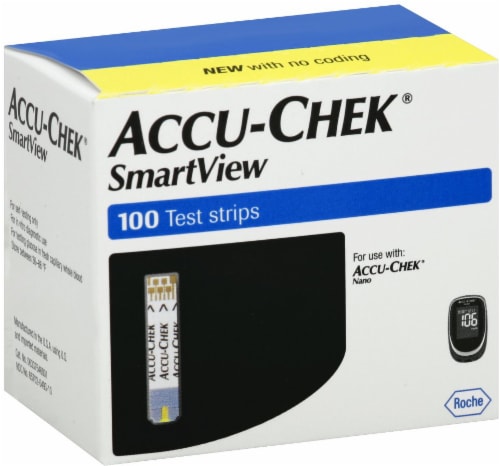 Accu-Chek Smart View Test Strips Perspective: front