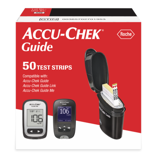 luister Leer afstand Accu-Chek Guide Test Strips, 50 ct - Fry's Food Stores