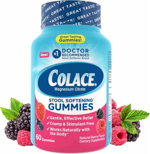 Colace® Stool Softening Gummies Perspective: front
