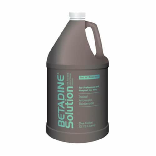 Betadine Skin Prep Solution 1 gal. Solution NonSterile Jug 1 Gallon BSOLG1 Perspective: front
