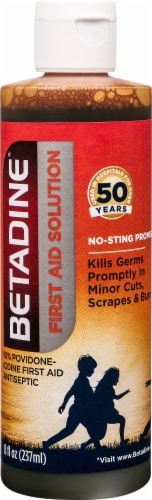 Betadine® Antiseptic Topical First Aid Solution Perspective: front