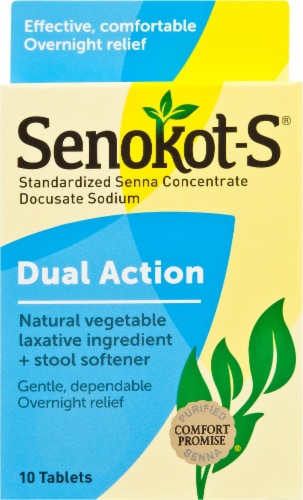 Senokot-S Laxative Tablets Perspective: front