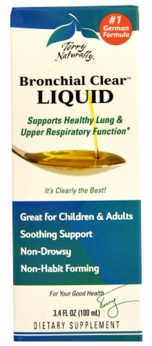 Terry Naturally Bronchial Clear Liquid Perspective: front