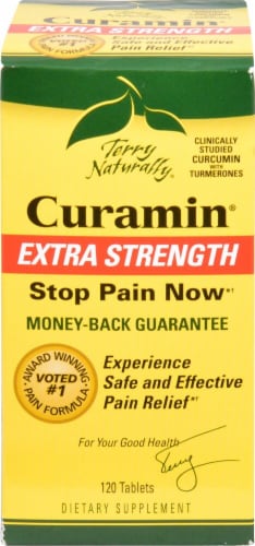 Terry Naturally Curamin Extra Strength Tablets Perspective: front