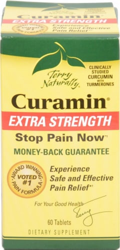 Terry Naturally Curamin Extra Strength Tablets Perspective: front