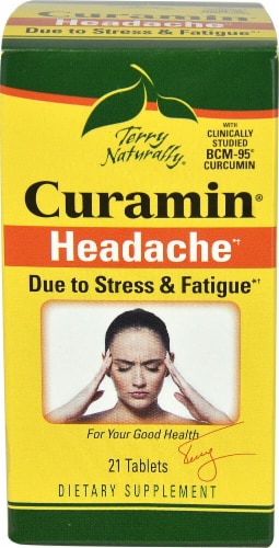Terry Naturally Curamin Headache Tablets Perspective: front