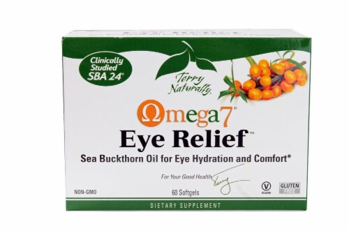 Terry Naturally Omega7® Eye Relief Softgels Perspective: front