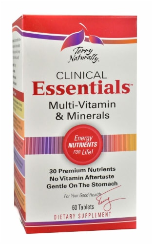 Terry Naturally  Clinical Essentials™ Multi-Vitamin & Minerals Perspective: front