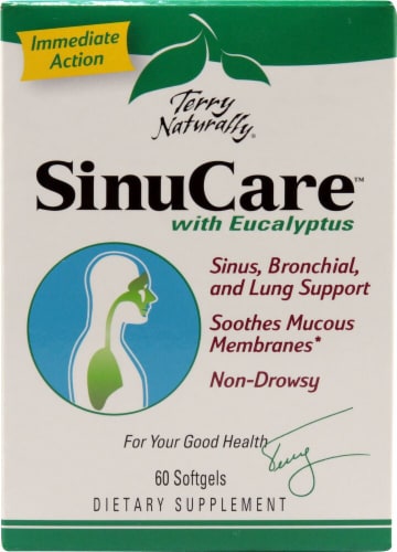 Terry Naturally SinuCare Softgels Perspective: front