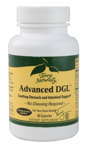 Terry Naturally Advanced DGL Capsules Perspective: front