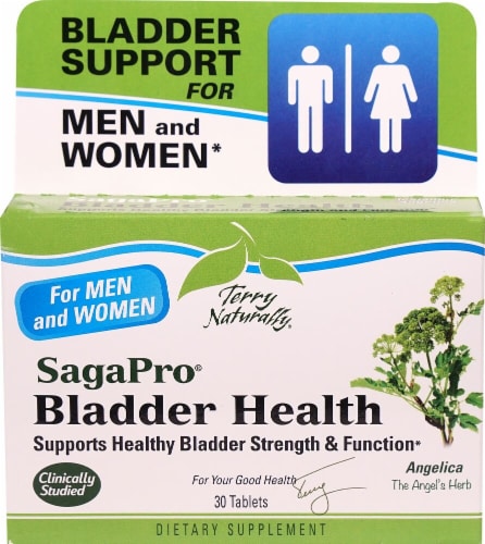 Terry Naturally SagaPro Bladder Health Tablets Perspective: front