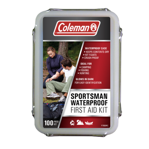 Coleman Sportsman Waterproof First Aid Kit Perspective: front