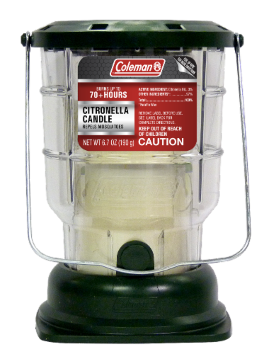 Coleman Citronella Candle Lantern - Green Perspective: front