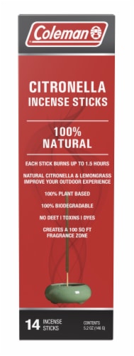 Coleman® Citronella Incense Sticks Perspective: front