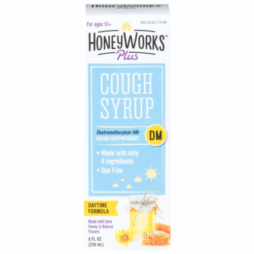 HoneyWorks™ Adult Maximum Strength Cough Syrup Perspective: front