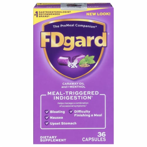 FDgard® Functional Dyspepsia Capsules Perspective: front