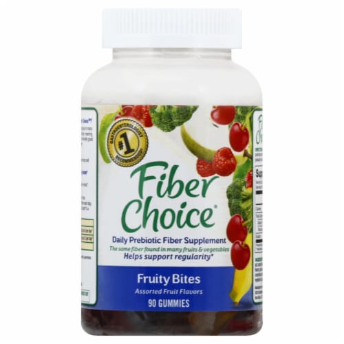 Fiber Choice Prebiotic Fiber Mixed Berries Flavored Gummies, 90 ct