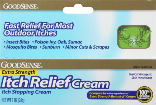 GoodSense Extra Strength Itch Relief Cream Perspective: front