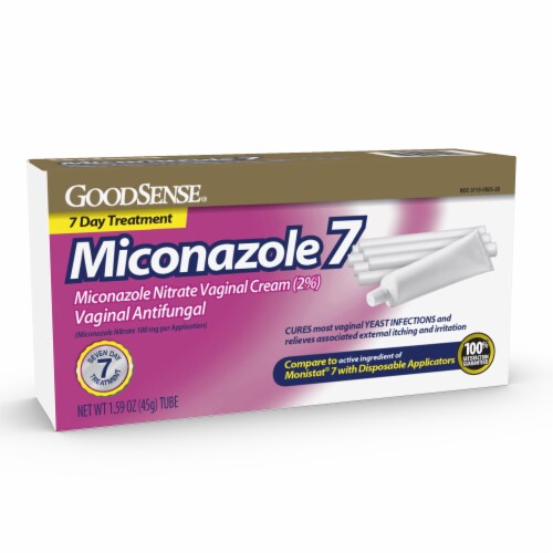 GoodSense® Miconazole 7 Vaginal Antifungal Cream Perspective: front