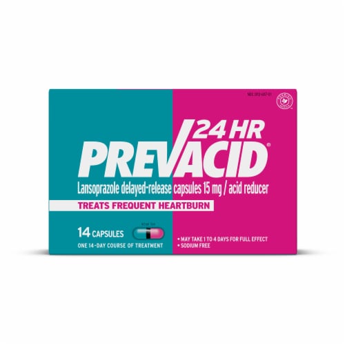 Prevacid® Acid Reducer Capsules Perspective: front