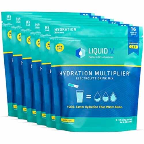 Liquid I.V. Hydration Multiplier Lemon Lime, 24 ct.