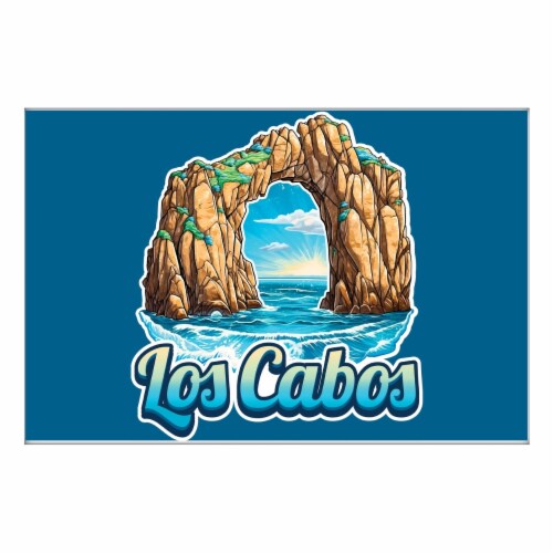 Los Cabos Mexico Design C Souvenir 2x3-Inch Fridge Magnet Single Perspective: front