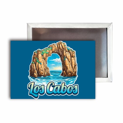 Los Cabos Mexico Design C Souvenir Refrigerator Magnet 2.5 X3.5 Approximately Single Perspective: front