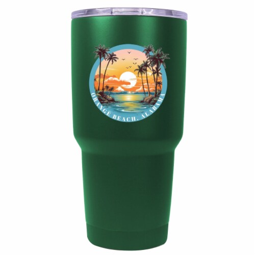 Orange Beach Alabama Souvenir 24 Oz Insulated Stainless Steel Tumbler