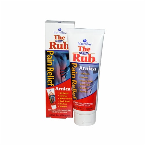 NatraBio® The Rub Arnica Cream Perspective: front