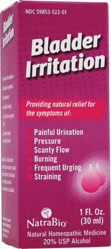 NatraBio  Bladder Irritation Perspective: front