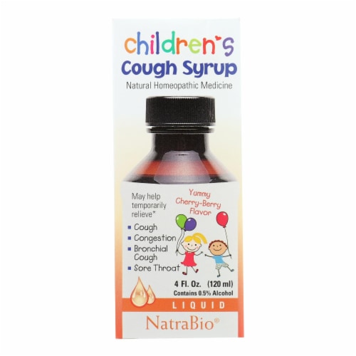 Natrabio Children's Cough Syrup Perspective: front