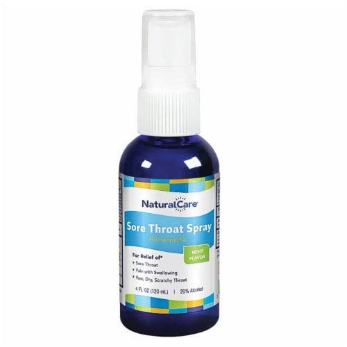 Natural Care® Sore Throat Pain Relief Spray Perspective: front