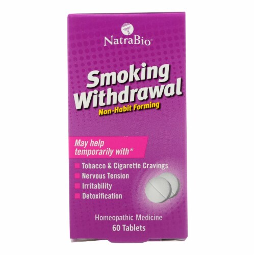 NatraBio Smoking Withdrawl Non-Habit Forming Perspective: front