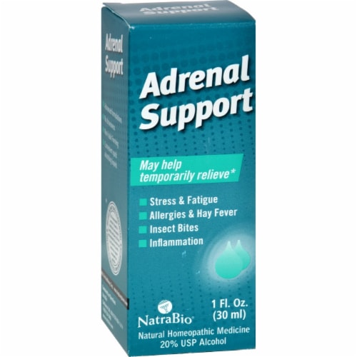 NatraBio Adrenal Support Perspective: front