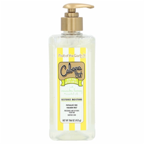 Fruit Of The Earth Aloe Vera With Manuka Honey & Essential Oils After Sun Gel, 16 oz Perspective: front
